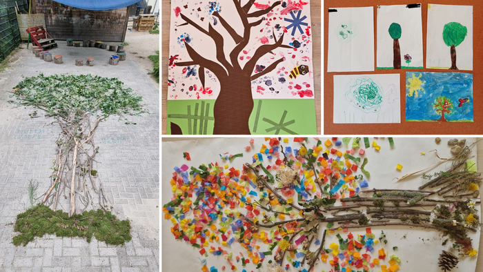 Die Collage zeigt ein paar der eingereichten, kreativen Beiträge.